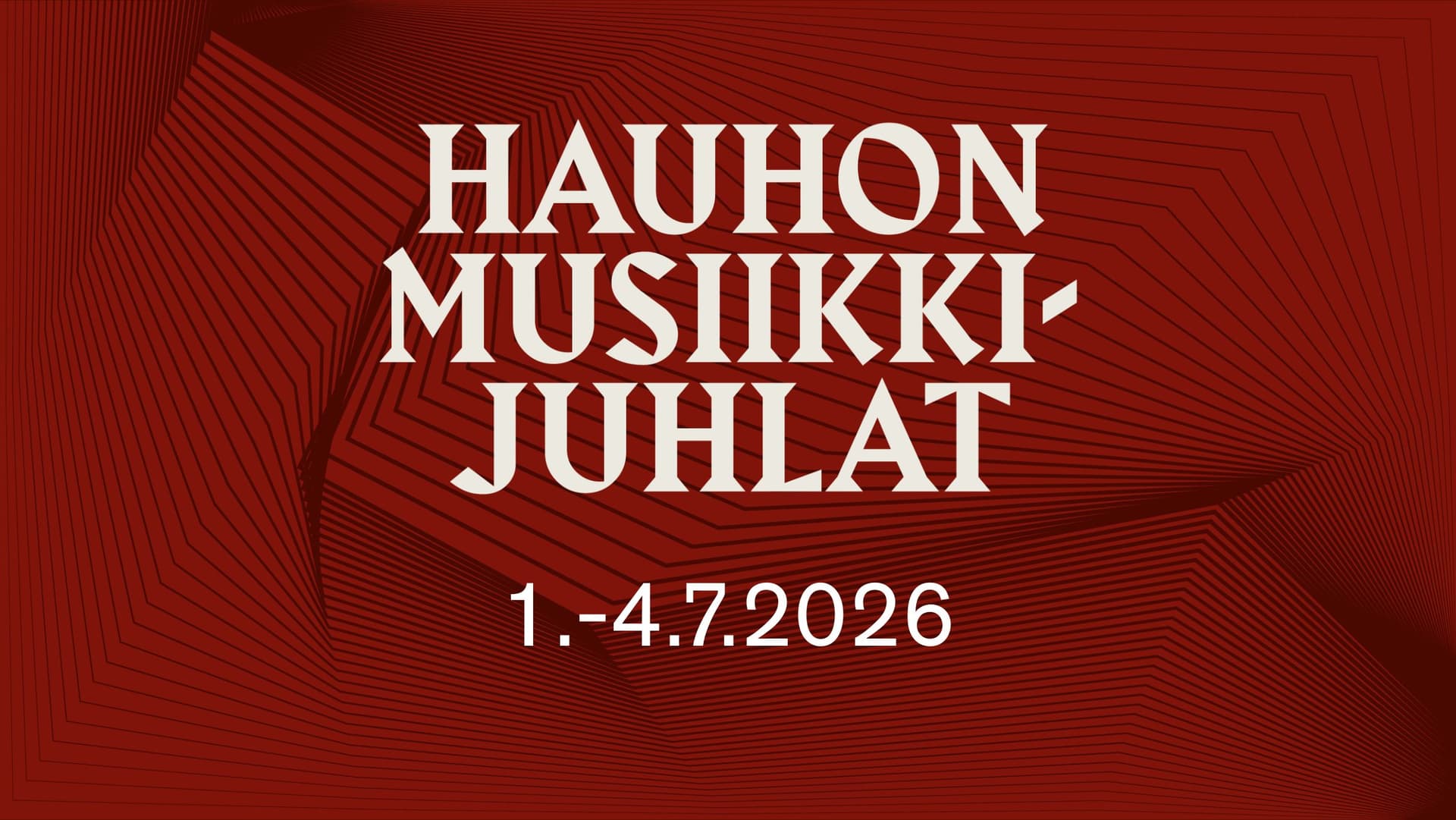 Hauhon musiikkijuhlat 2026: “Goldberg-muunnelmat”