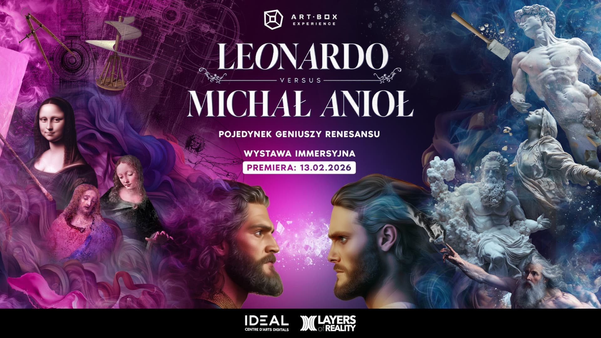 Leonardo versus Michał Anioł. Pojedynek Geniuszy Renesansu - Teatro en Warsaw