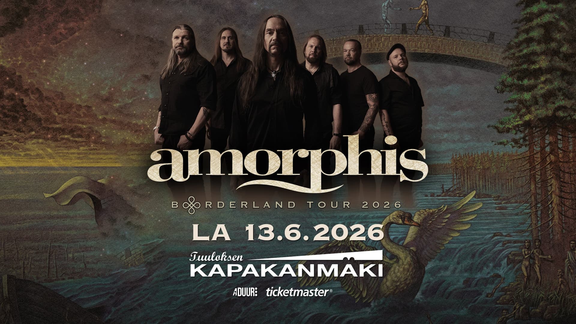 AMORPHIS - BORDERLAND TOUR - Conciertos en Tuulos