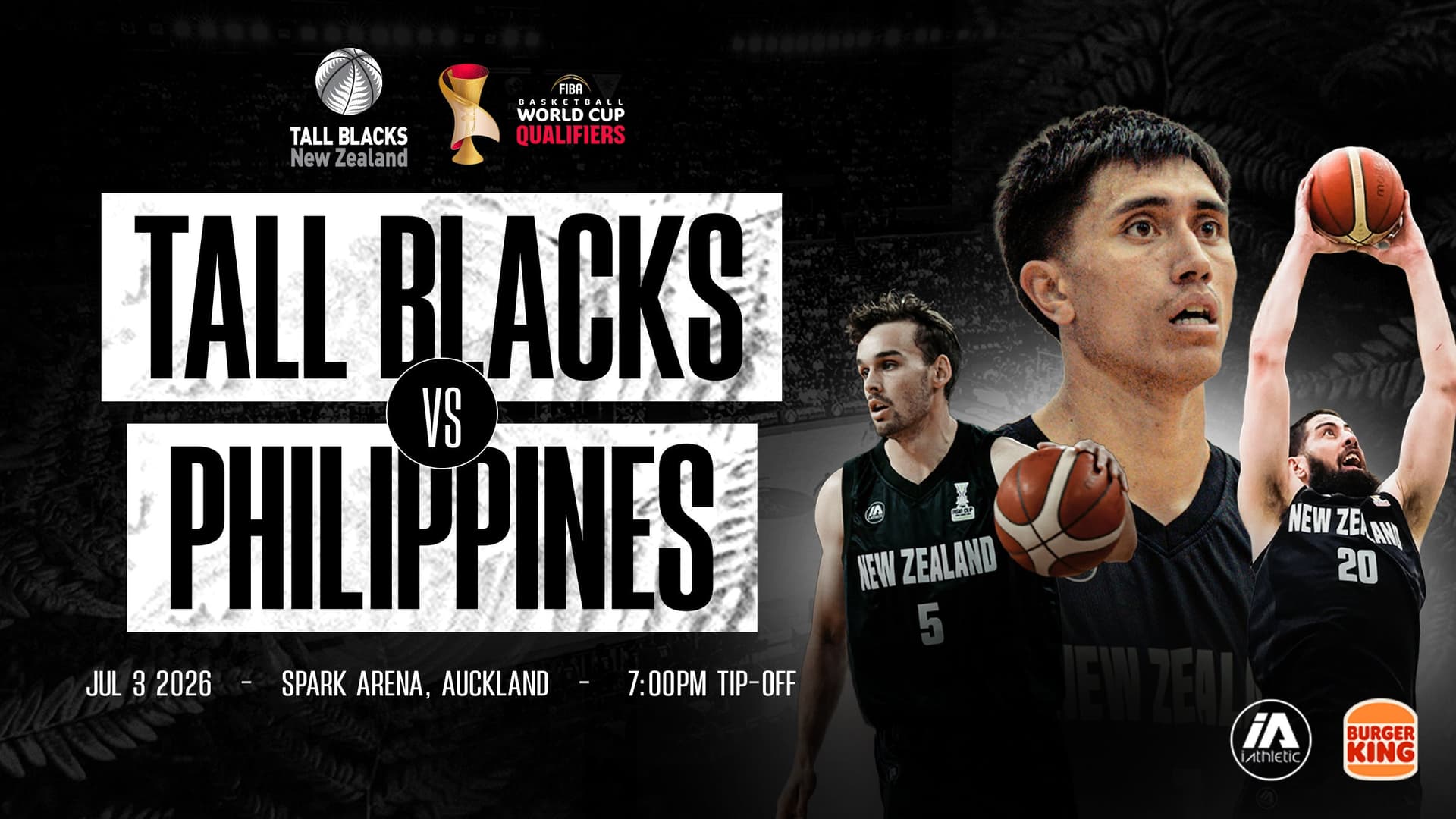 Tall Blacks v Philippines - Deportes en Auckland