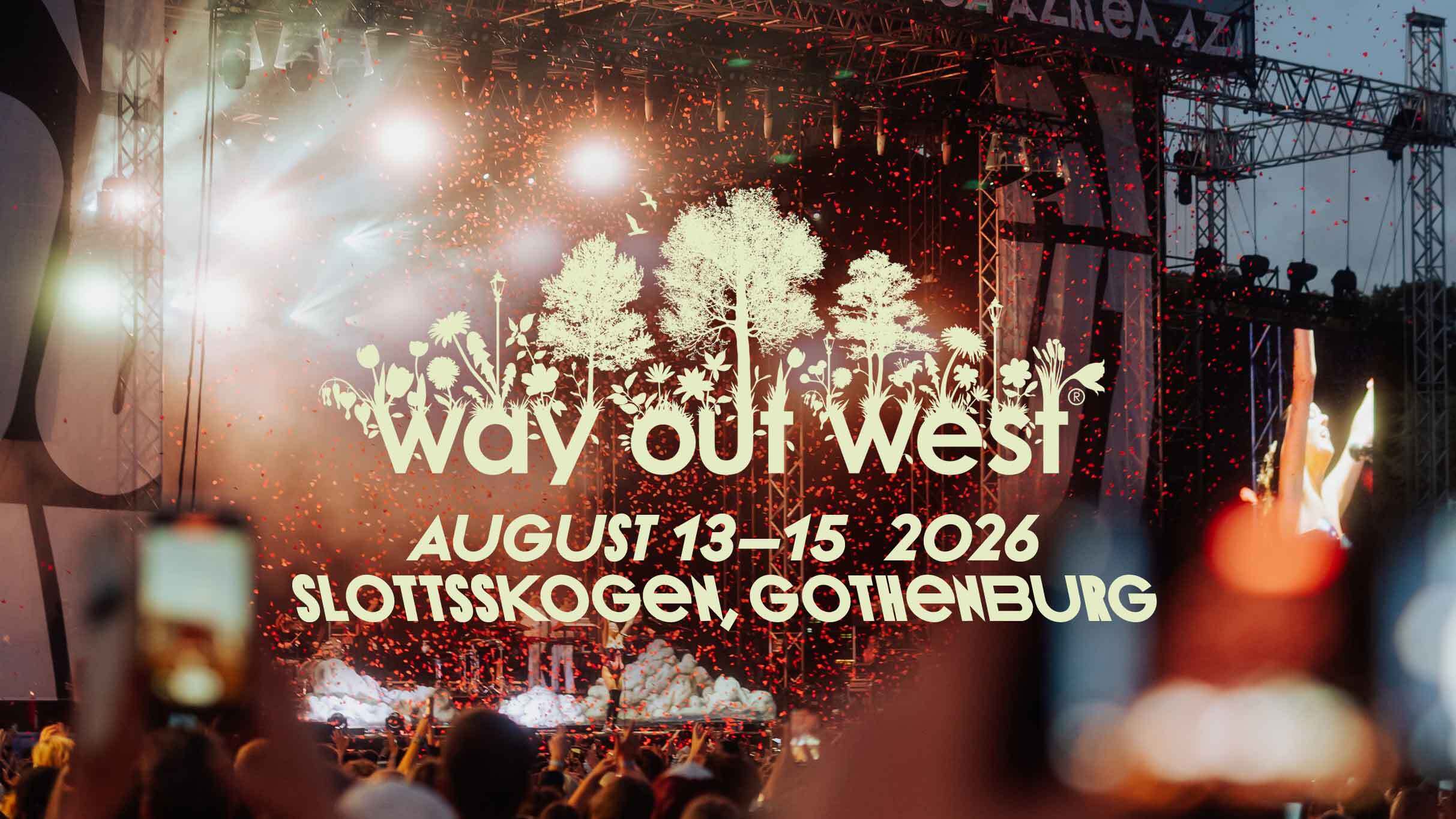 WAY OUT WEST AUGUST 13-15 2026 ACCESSIBLE TICKETS ONLY - Conciertos en Göteborg