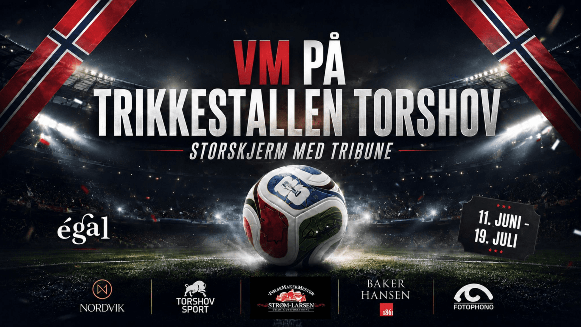 VM på Trikkestallen: ENGLAND - KROATIA - Tours en Oslo