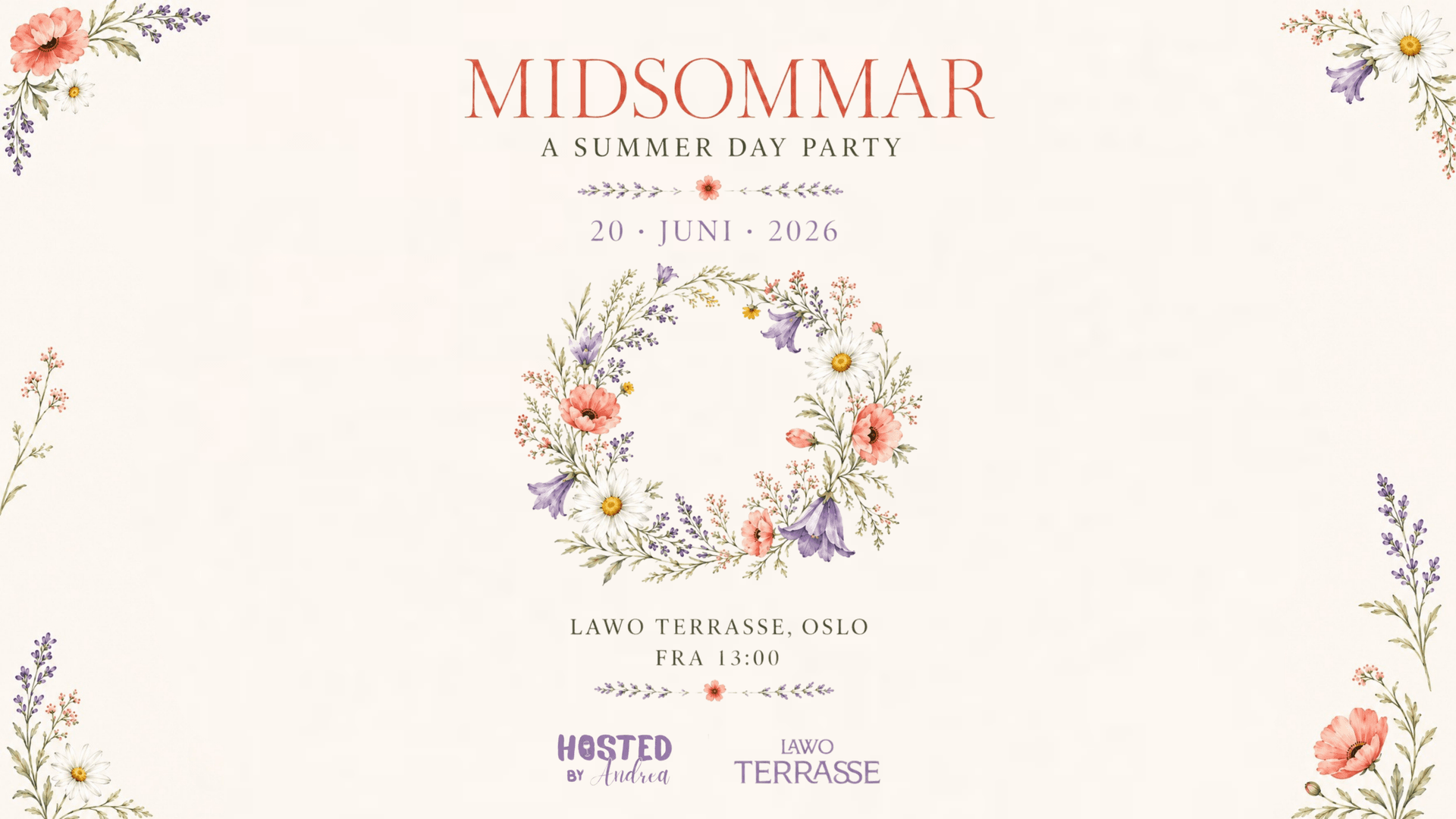 Midsommar // Hosted By Andrea - Tours en Oslo