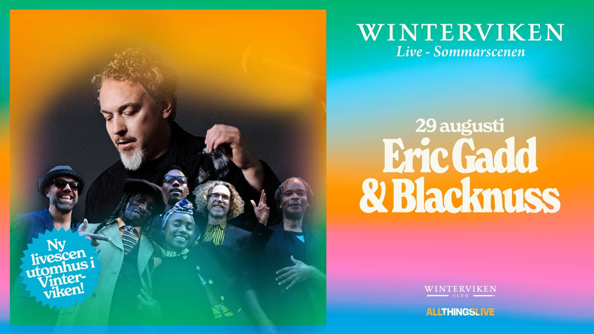 Winterviken live - Eric Gadd & Blacknuss - Conciertos en Stockholm