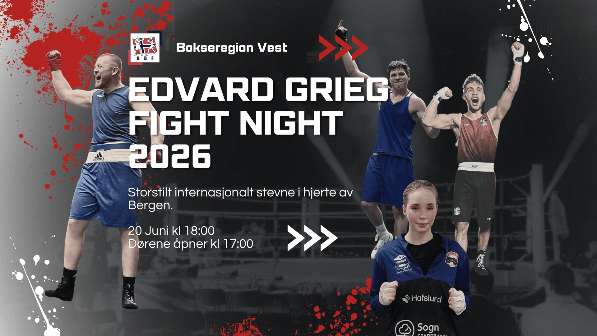 Edvard Grieg Fight Night 2026 - Deportes en Bergen