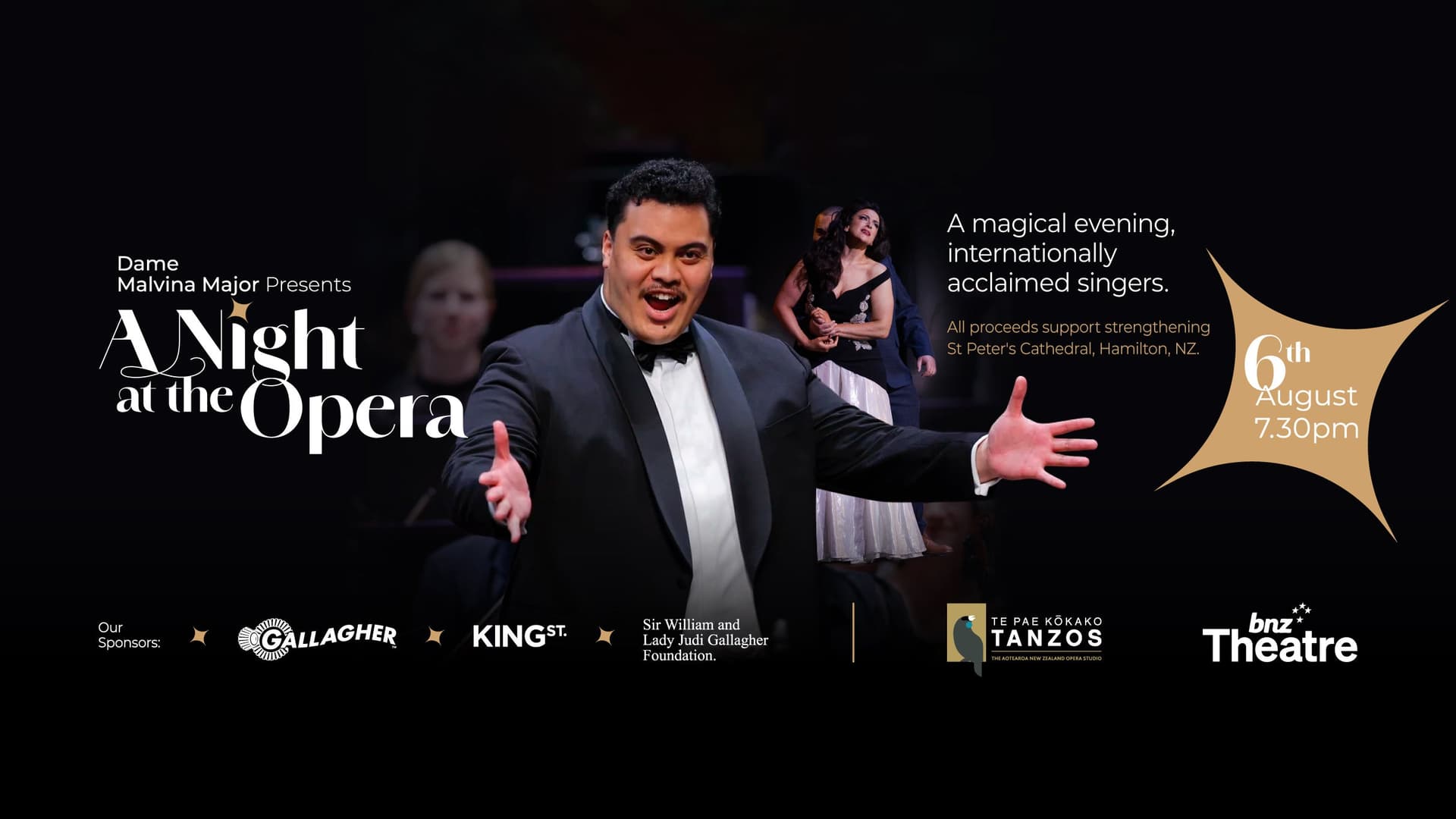 Dame Malvina presents: A Night at the Opera - Teatro en Hamilton