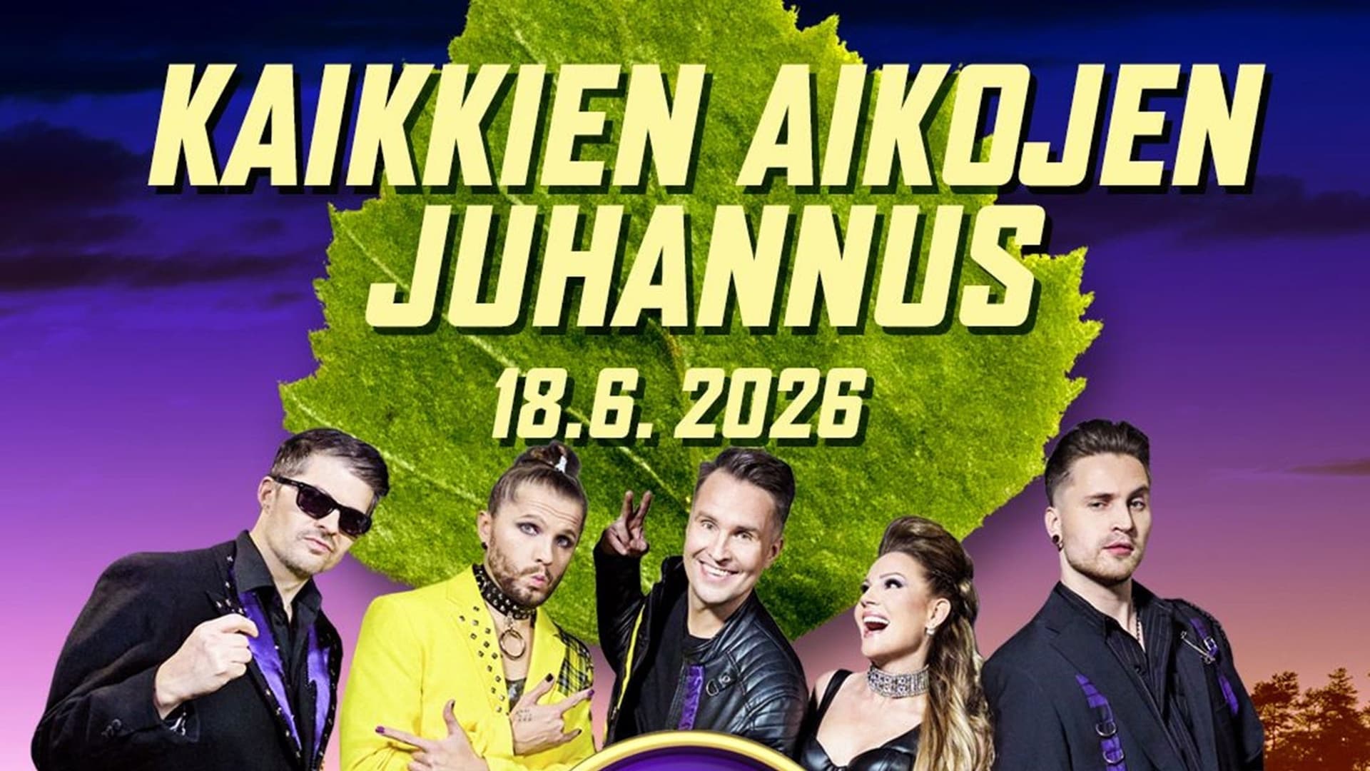 KAIKKIEN AIKOJEN JUHANNUS 2026: Torstai - Conciertos en Tuulos