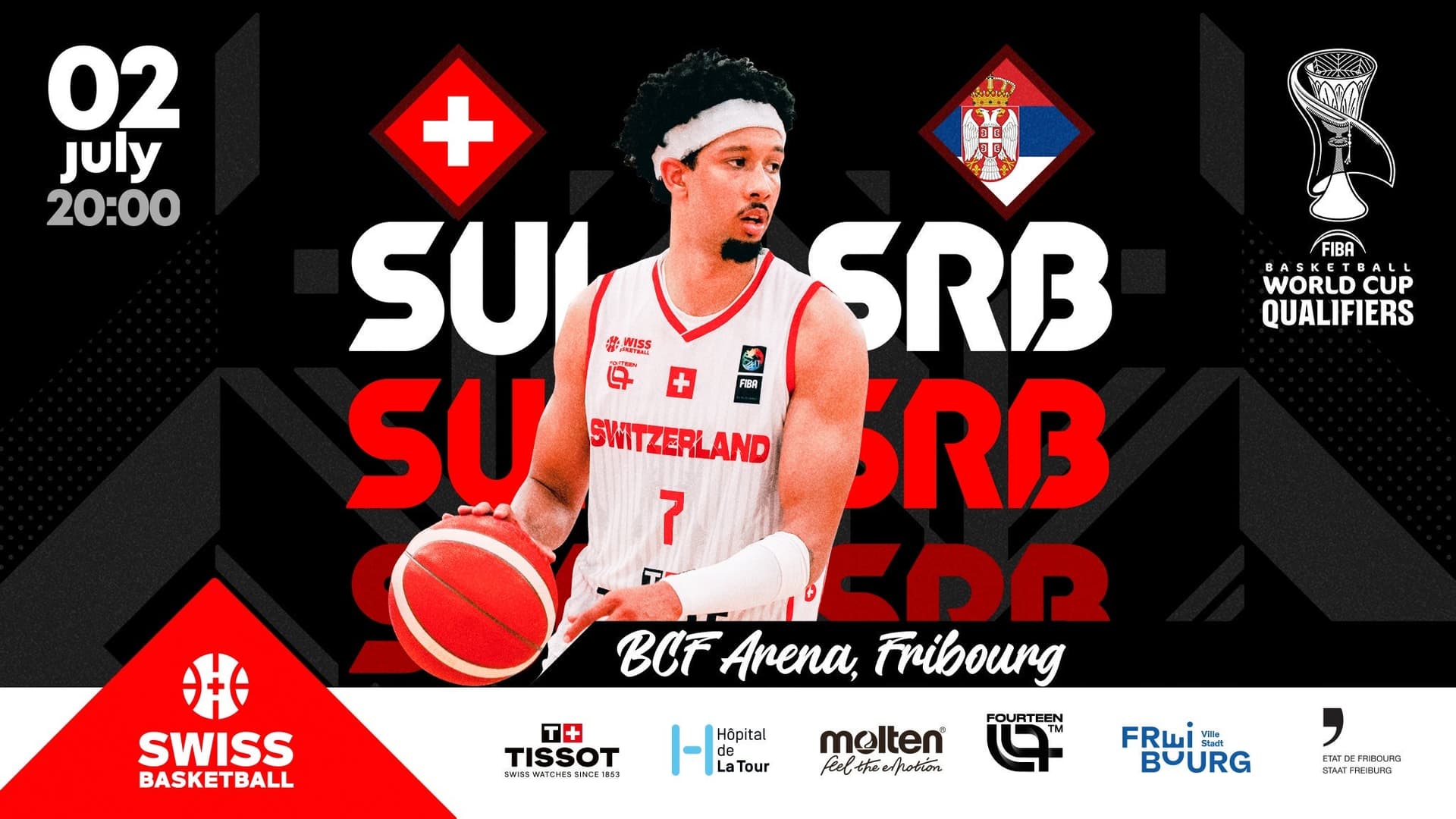 FIBA Basketball World Cup 2027 European Qualifiers | SUI vs SRB - Deportes en Fribourg