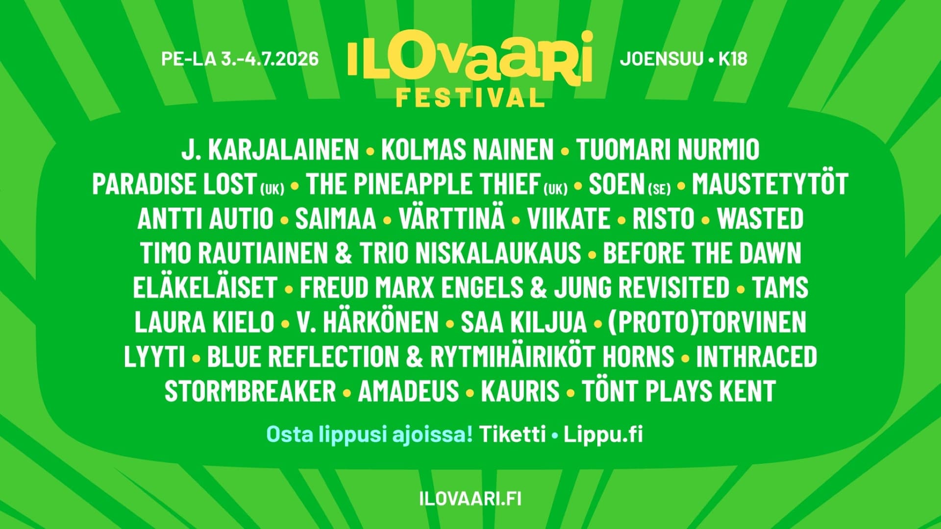 Ilovaari Festival 3.-4.7.2026