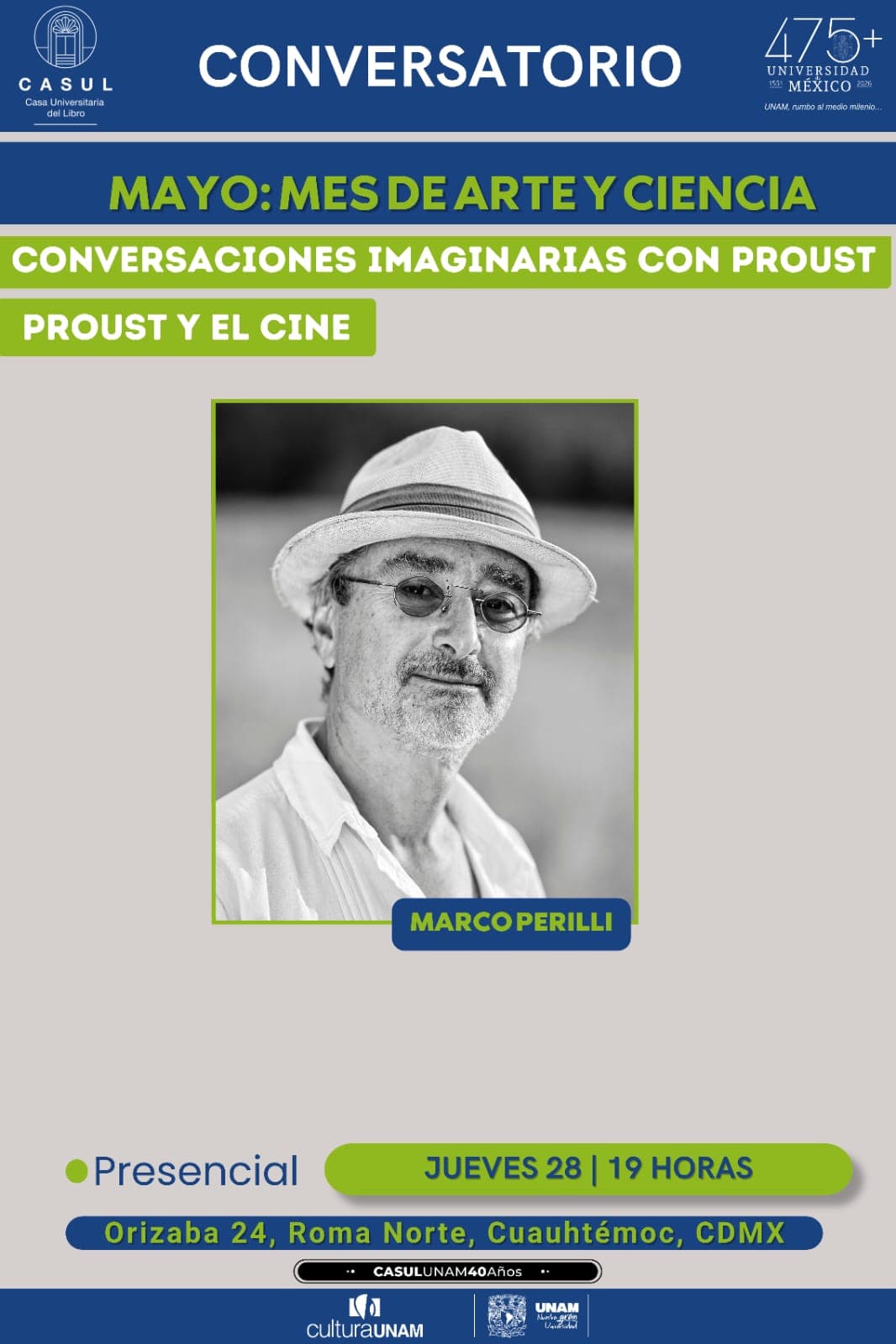 Conversaciones imaginarias con Proust y el cine