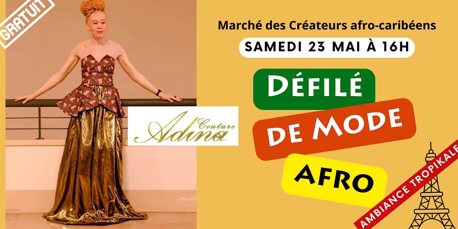 Défilé de Mode Afro à Paris