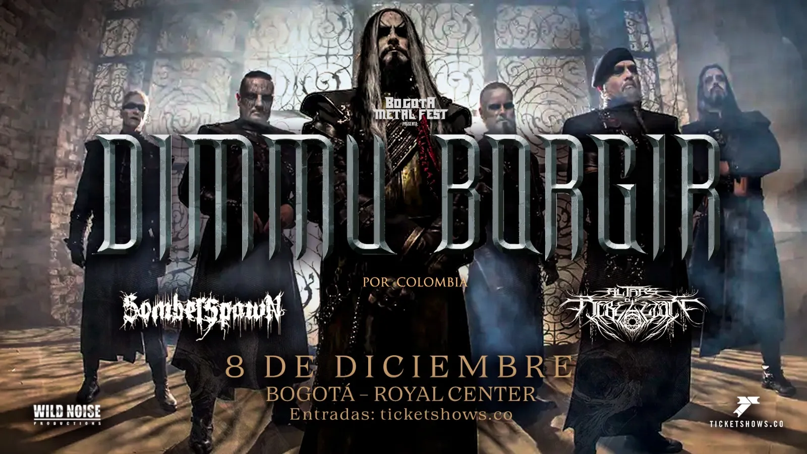Nuevo single Altars of Rebellion en Bogotá - Conciertos en Bogotá