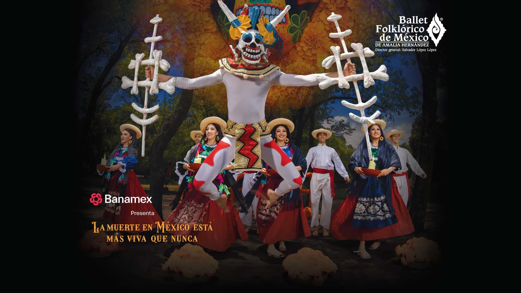 La muerte en México está más viva que nunca. Ballet Amalia Hernandez - Teatro en Ciudad de México