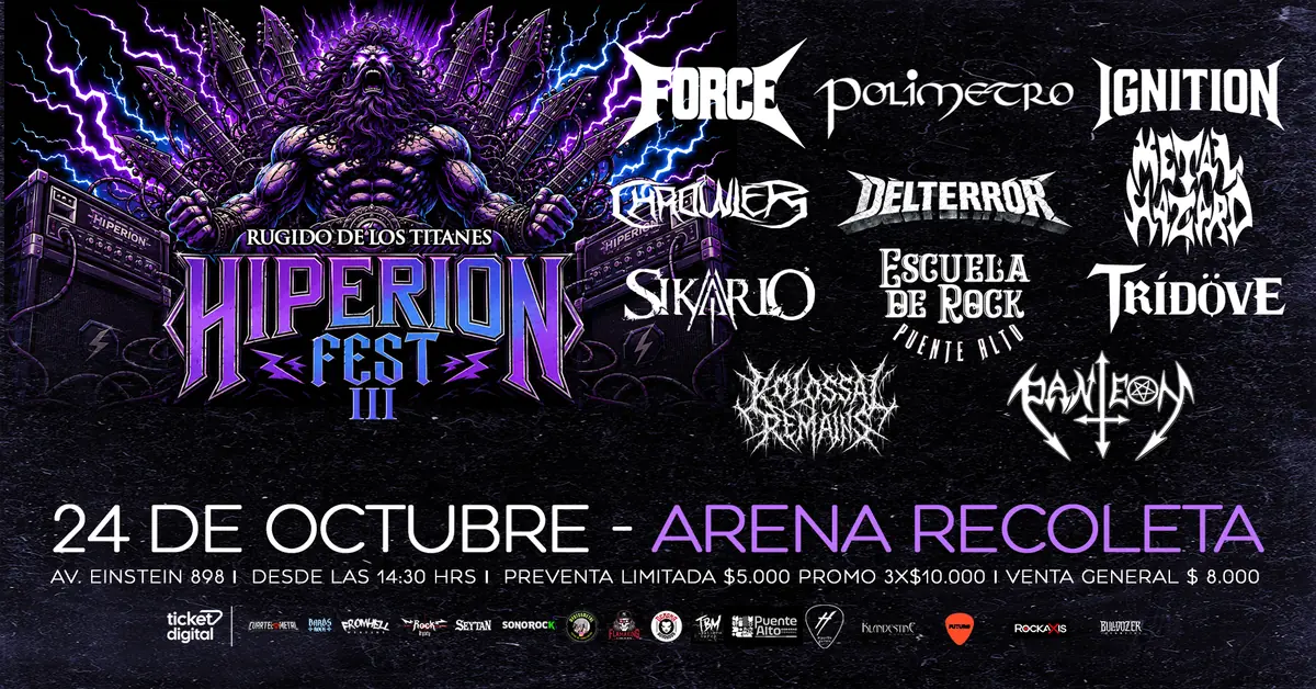 Hiperión Fest Iii en Santiago