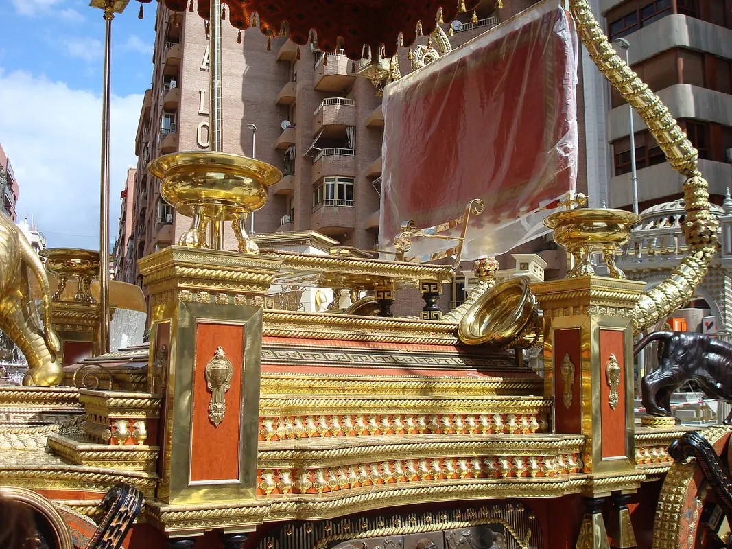 Carroza de Julio César, Semana Santa Lorca