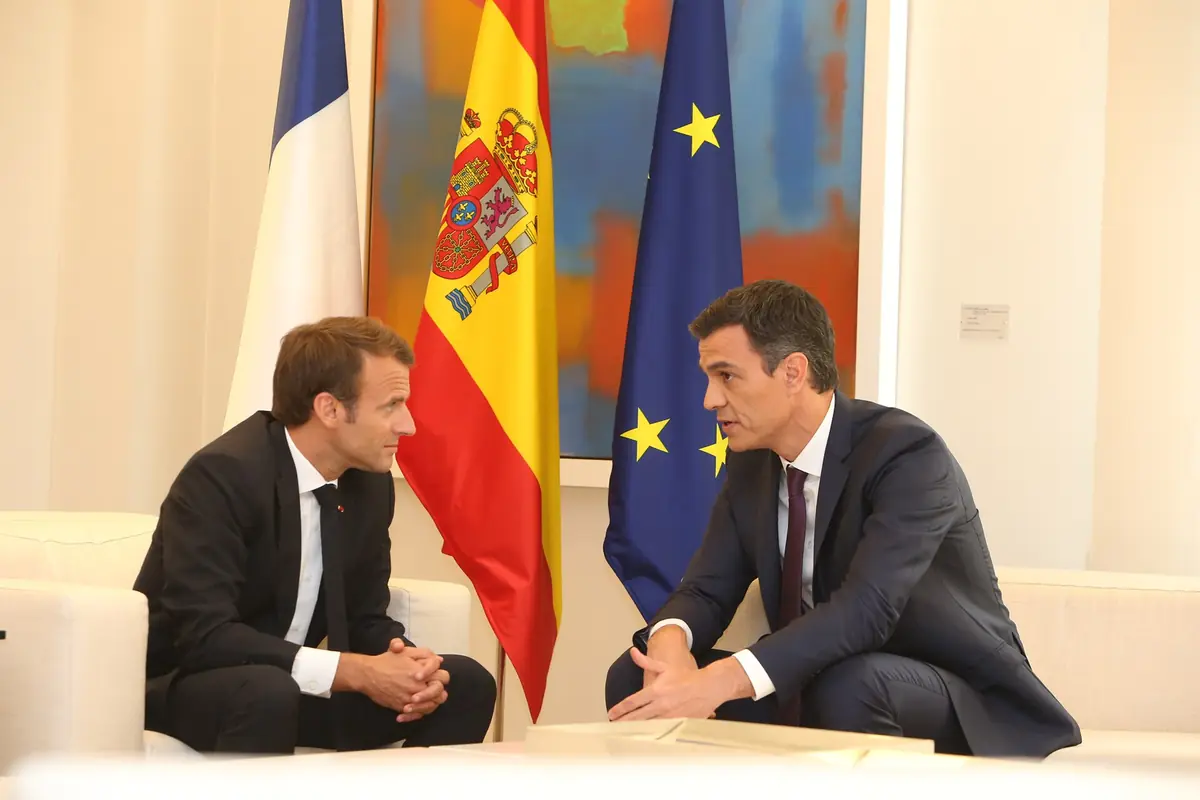 Sánchez y Macron se reúnen en La Moncloa La Moncloa, Madrid, jueves 26 de julio de 2018 (02)