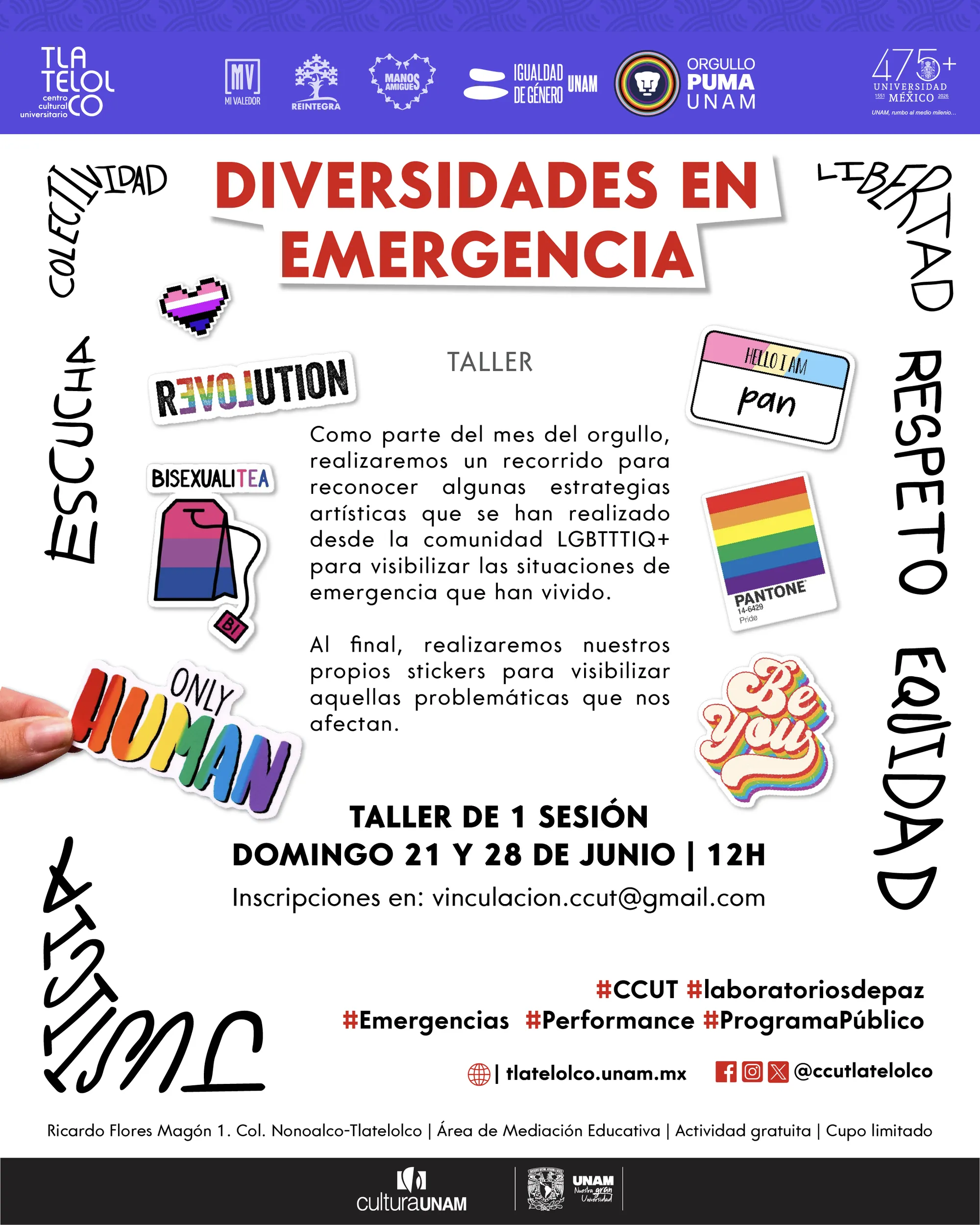 Taller Diversidades en emergencia