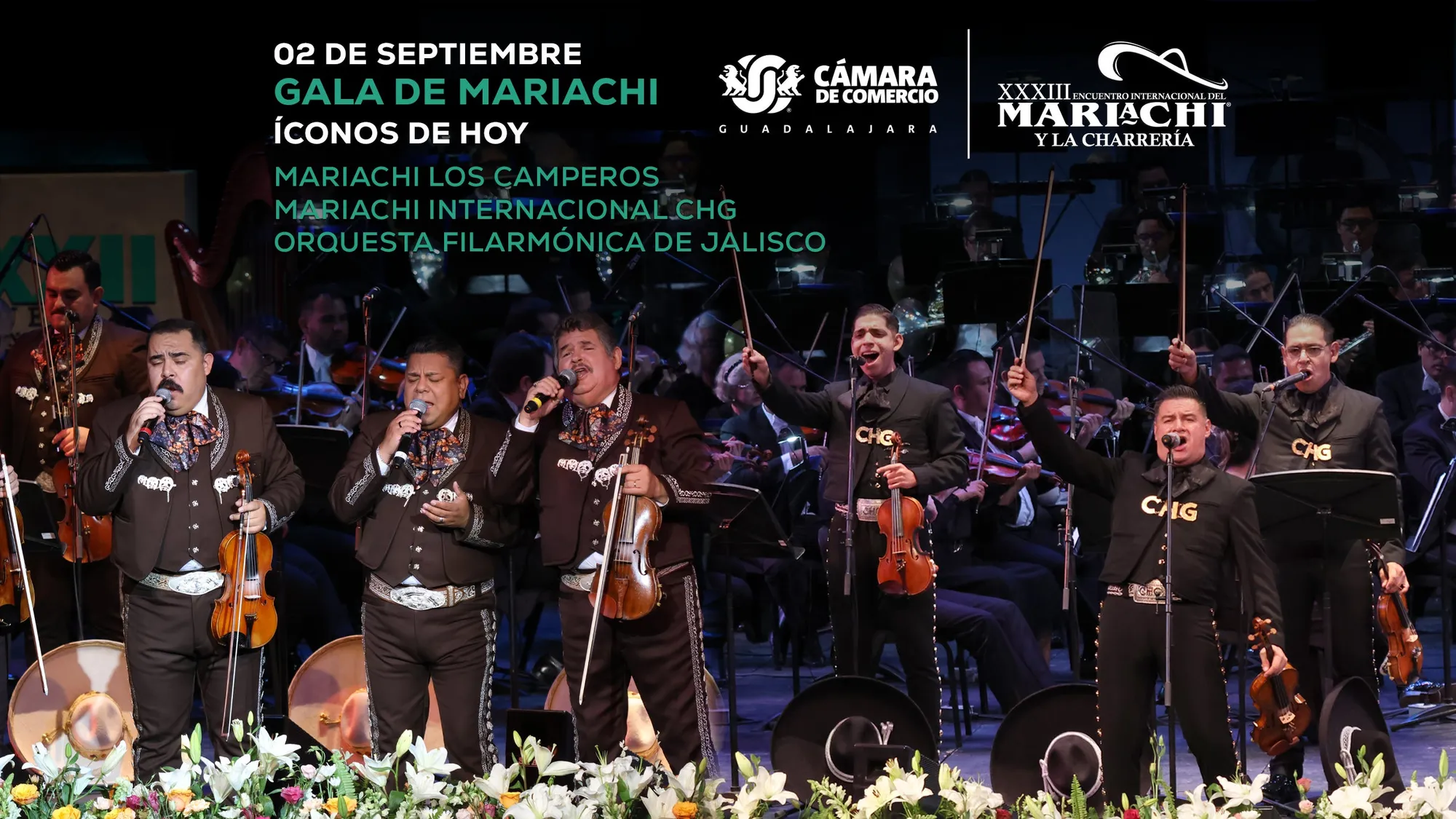 Galas de mariachi "íconos de hoy" - Conciertos en Guadalajara