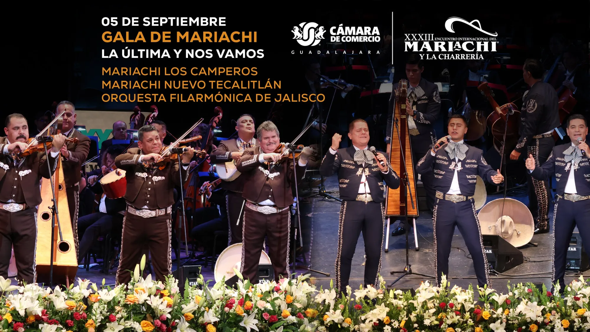 Galas de mariachi "la última y nos vamos" - Conciertos en Guadalajara