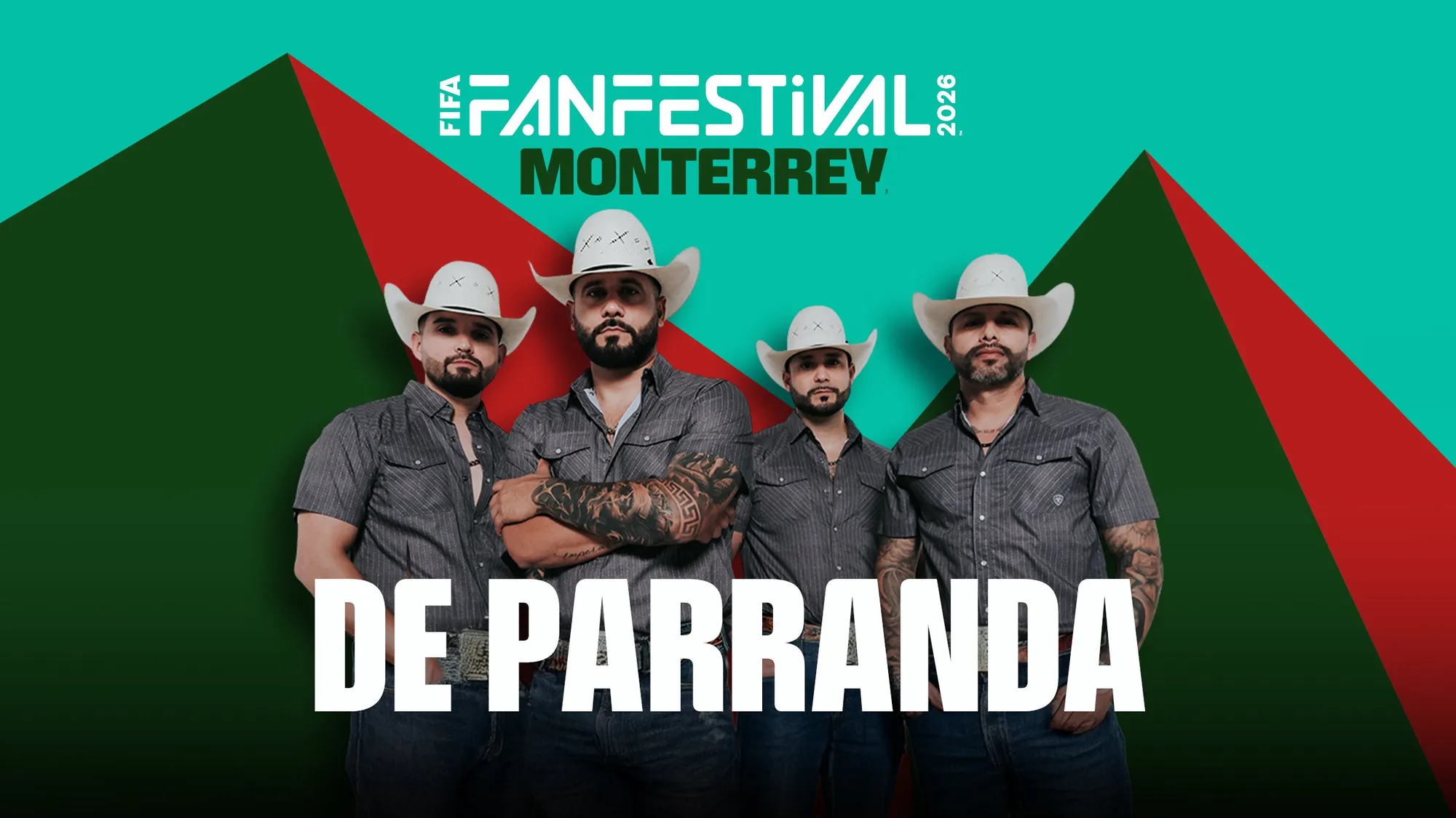 FIFA Fan Festival Monterrey - De Parranda (Preferente) - Conciertos en Monterrey