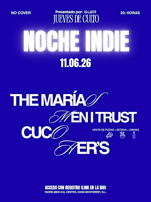 Jueves de Culto - The Marías + Cuco + Men I Trust + Her's - Tours en Monterrey