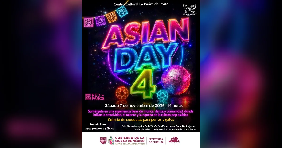 Asian Day 4 en el Centro Cultural La Pirámide - Festivales en Ciudad de México