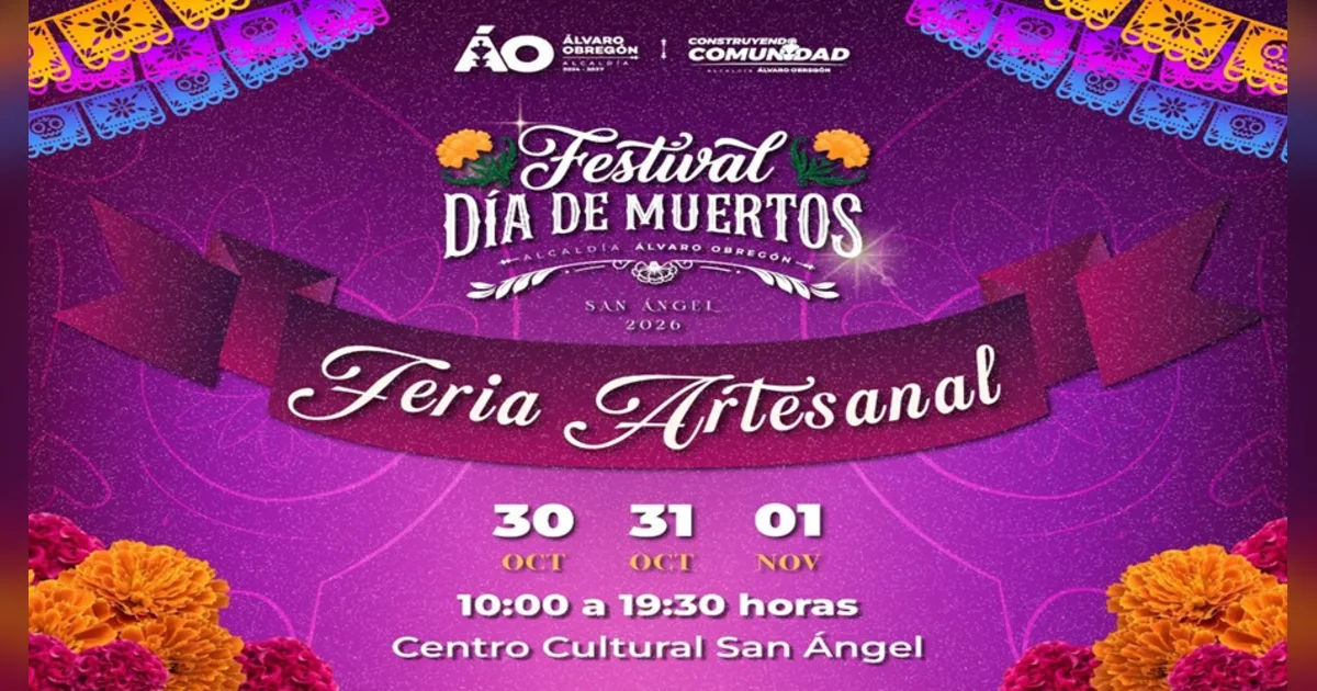 Festival Día de Muertos y Feria Artesanal en el Centro Cultural San Ángel, entrada libre en Centro Cultural San Ángel
