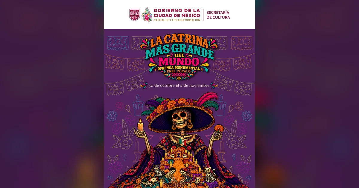 Ofrenda Monumental de Día de Muertos en el Zócalo: la Catrina más grande del mundo, entrada libre en Zócalo de la Ciudad de México
