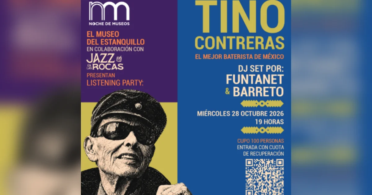 ¡Jazz en el Estanquillo! · Homenaje a Tino Contreras en la Noche de Museos