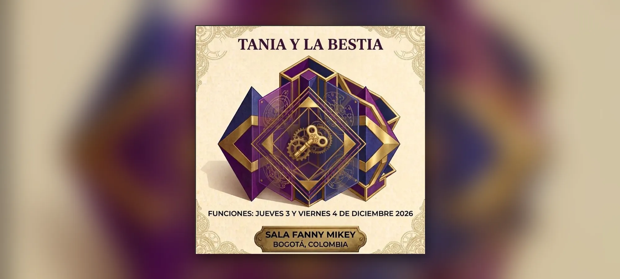 Tania y la Bestia - Teatro en Bogotá