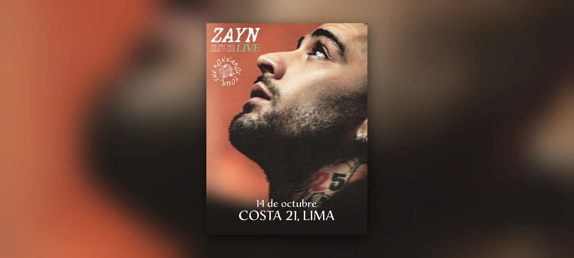 ZAYN - The Konnakol Tour - Conciertos en Lima