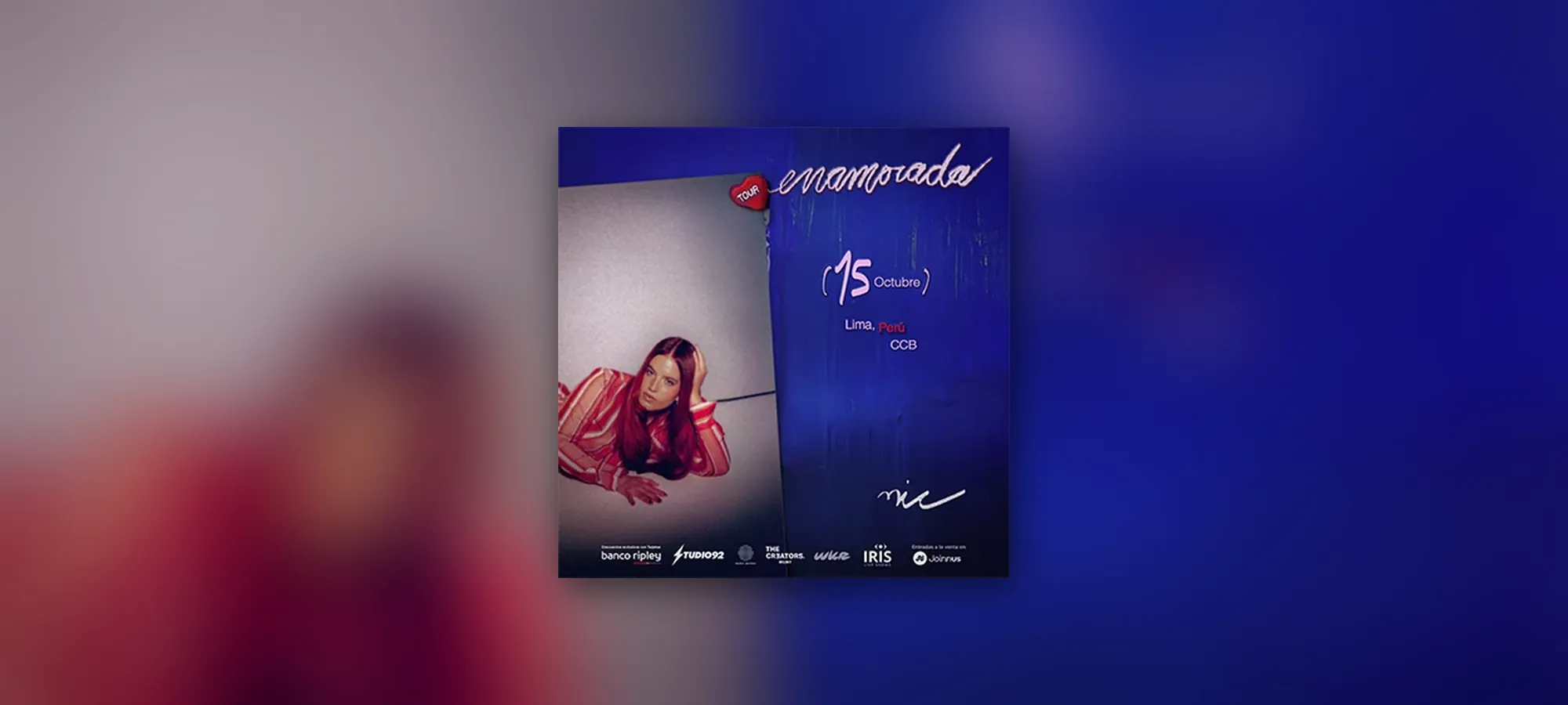 Nicole Zignago “Nic” en Lima - TOUR (enamorada) - Conciertos en Lima