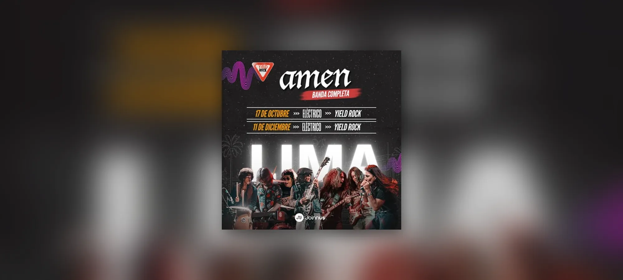 Amen en el Centro de Lima - Conciertos en Lima
