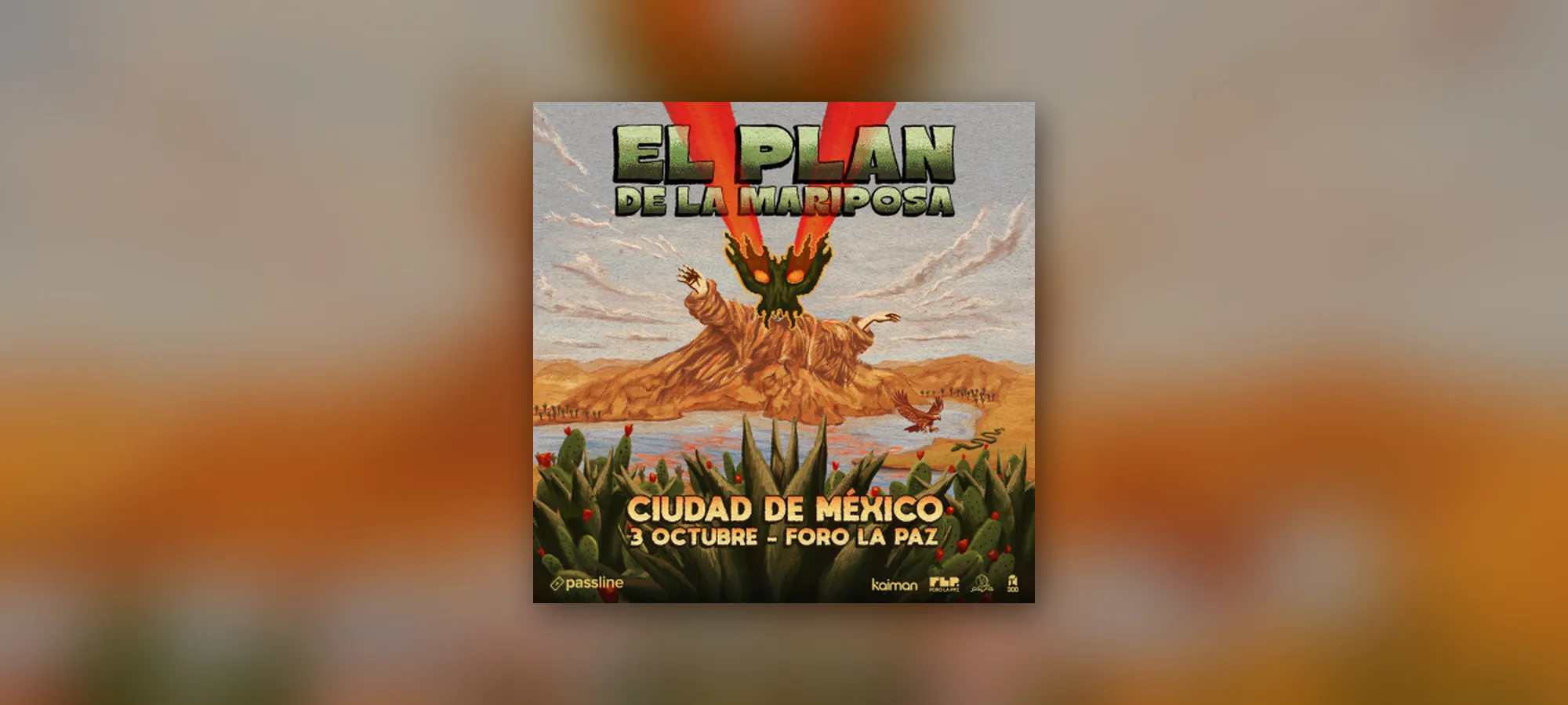 El Plan de la Mariposa en CDMX - Conciertos en Ciudad de México