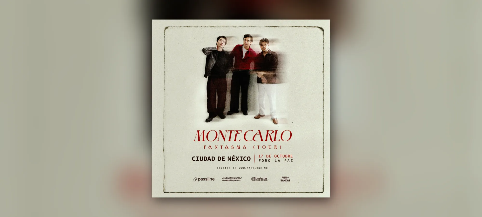 Monte Carlo en Mexico Fantasma Tour - Conciertos en Ciudad de México