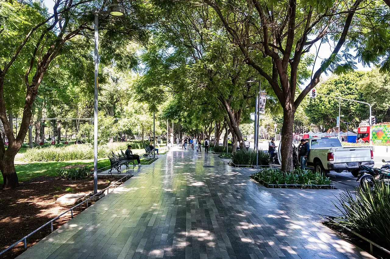 Alameda Central in Mexico City in 2026.