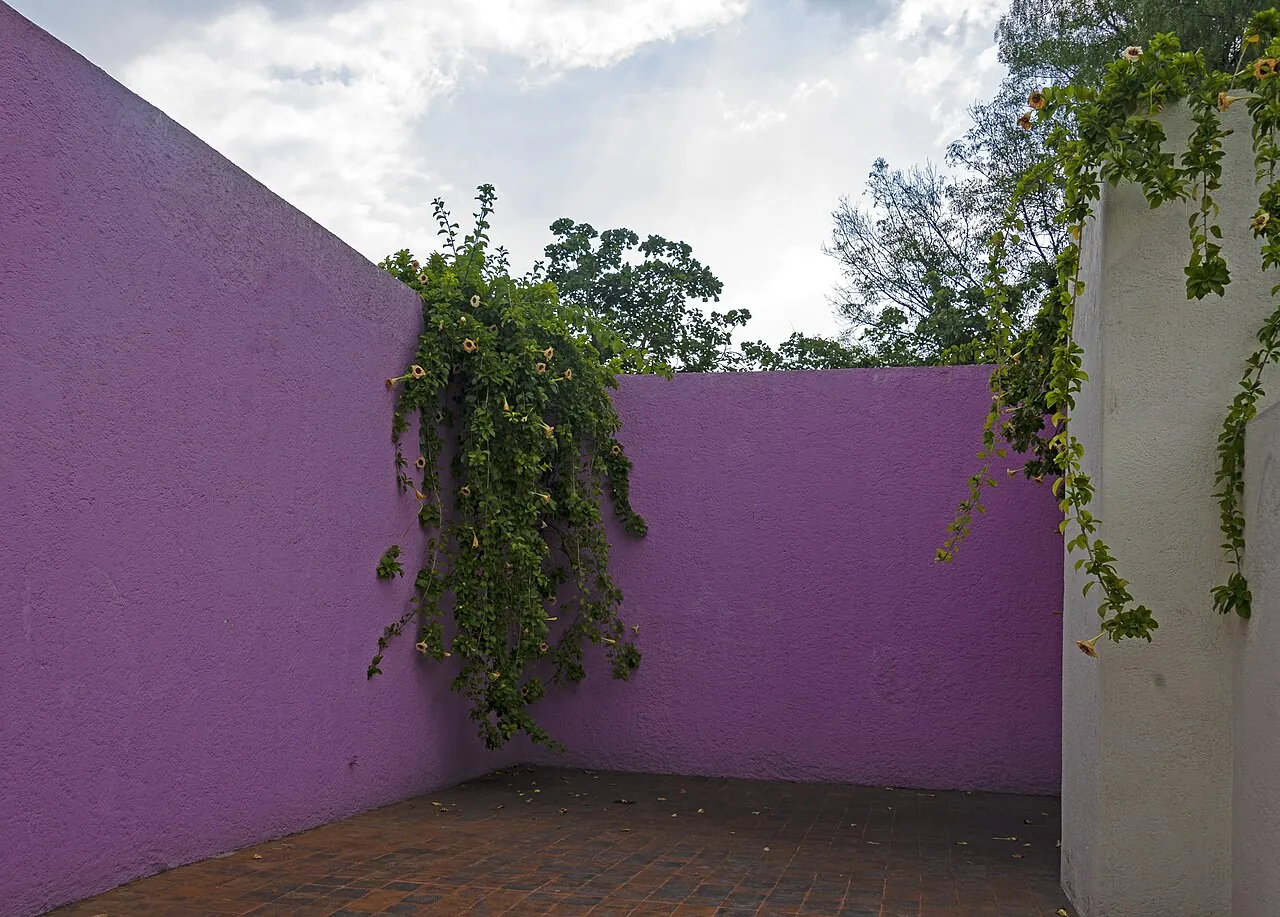 A corner of the roof of the Luis Barragán House and Studio in Mexico City, the only portion of the house the