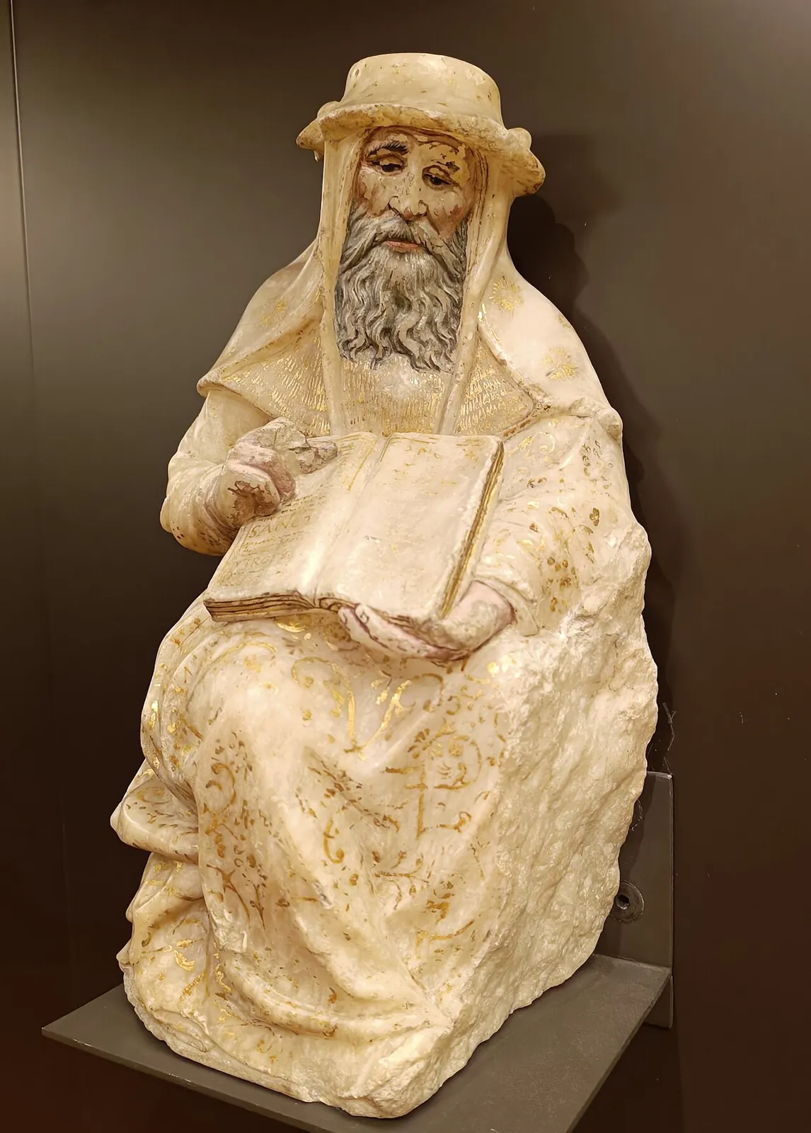 Escultura aragonesa del Renacimiento, en alabastro, del siglo XVI. Perteneció a un retablo del desaparecido