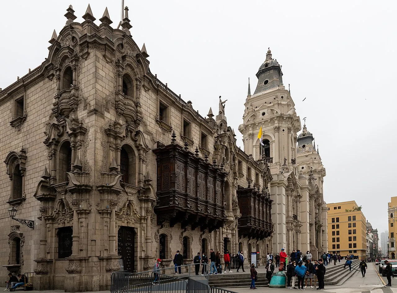 Archbishop Palace and Cathedral in Lima