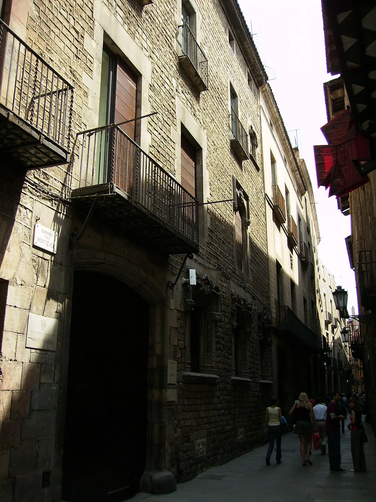 Montcada street in Barcelona (Catalonia)