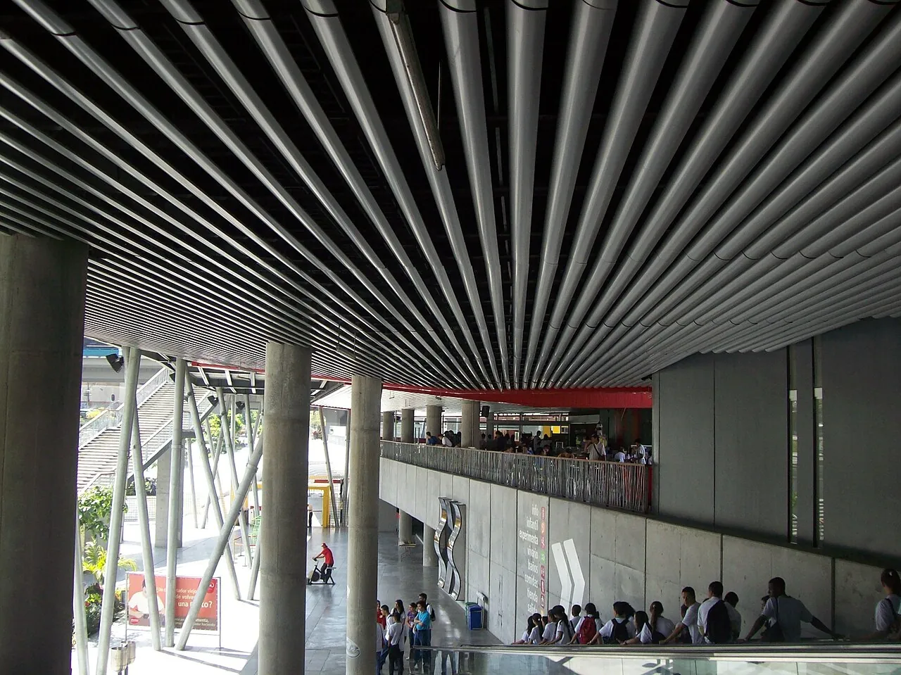 Acceso a las salas del Parque Explora, Medellín.