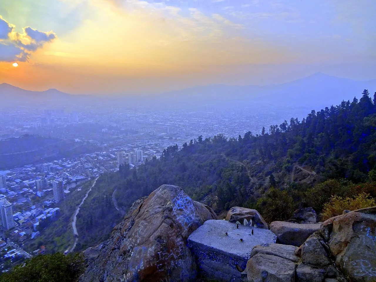 Morro Santa Lucia - Santiago , Chile